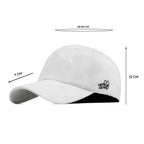 HEAD GEAR SOLID WHITE SUEDE CAP
