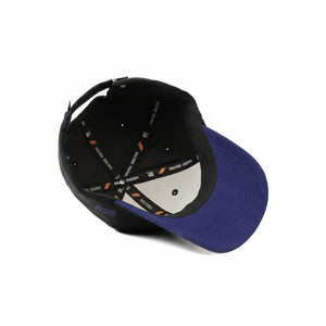 HEAD GEAR BLACK AND PURPLE REDEFINED SUEDE CAP