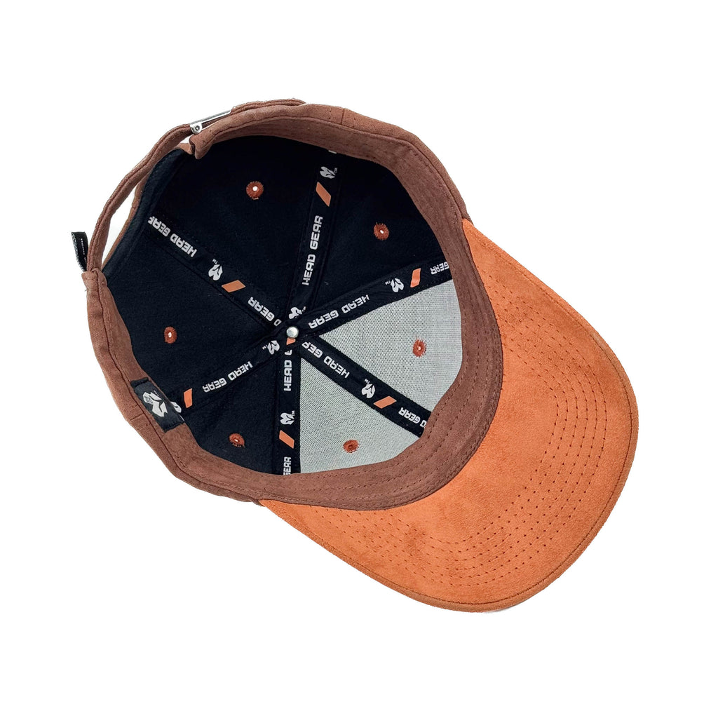HEAD GEAR DOPE BROWN AND ORANGE CAP