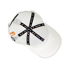 HEAD GEAR SOLID WHITE TRUCKER CAP