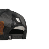 HEAD GEAR PIRATE SKULL TRUCKER CAP