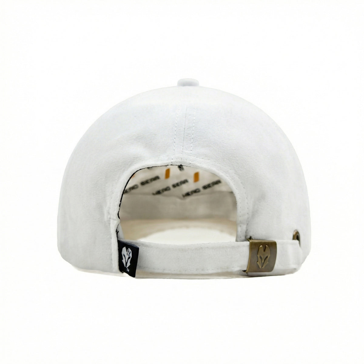 HEAD GEAR WHITE SUPER SUEDE CAP