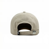 HEAD GEAR OFF-WHITE AND BROWN REDEFINED TWILL CAP