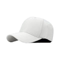 HEAD GEAR SOLID WHITE FITTED CAP