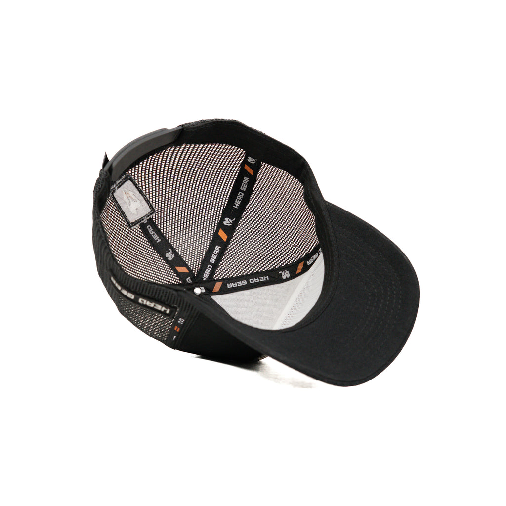 HEAD GEAR PIRATE SKULL TRUCKER CAP