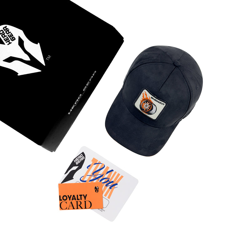 HEAD GEAR BURNOUT 3D PATCH PREMIUM HIGH CROWN CAP