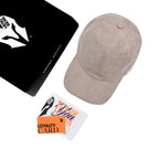 HEAD GEAR SOLID SOFT PEACH SUEDE CAP