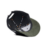 HEAD GEAR BLACK OLIVE DUAL TONE CORD CAP