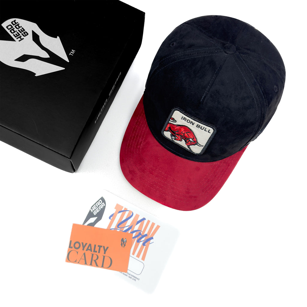 HEAD GEAR IRON BULL 3D PATCH PREMIUM HIGH CROWN CAP