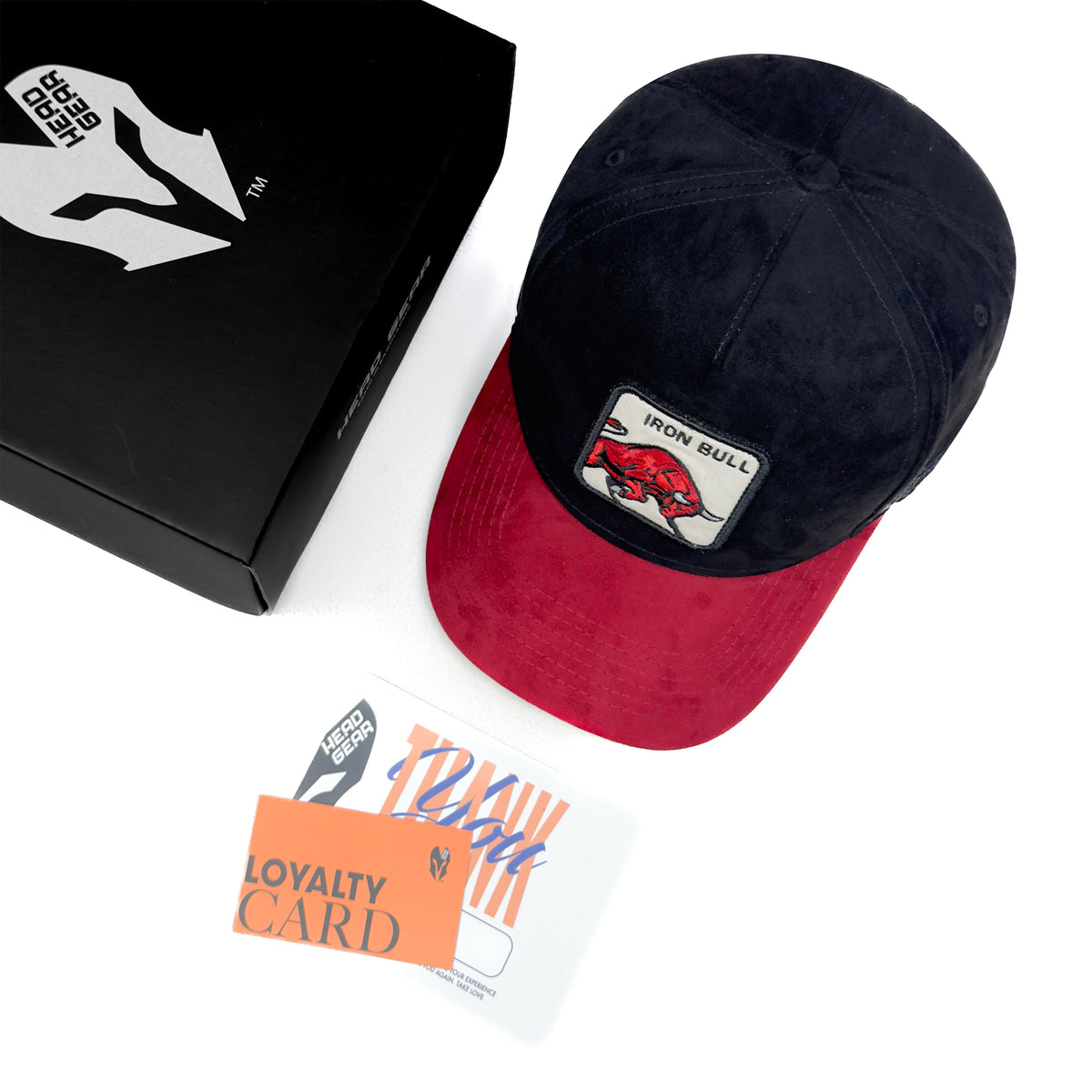 HEAD GEAR IRON BULL 3D PATCH PREMIUM HIGH CROWN CAP