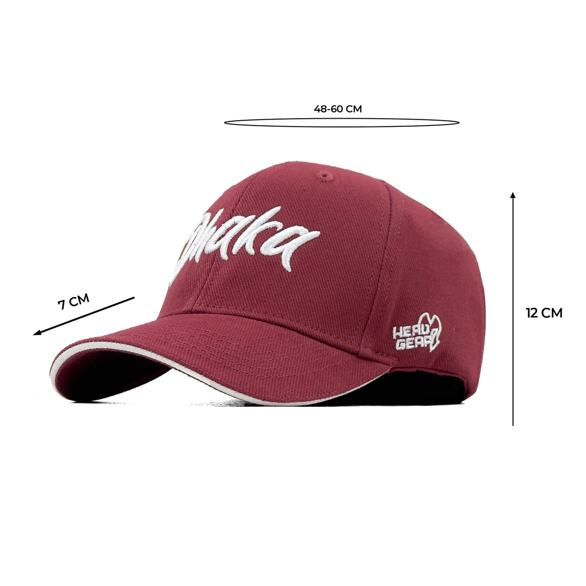 HEAD GEAR DHAKA MAROON SANDWICH CAP
