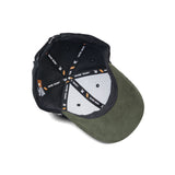 HEAD GEAR BLACK OLIVE DUAL TONE CORD CAP