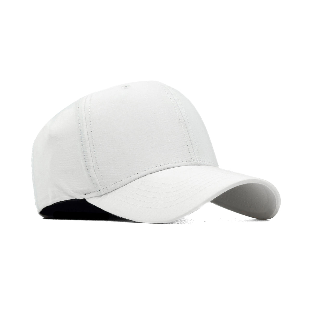 HEAD GEAR SOLID WHITE FITTED CAP