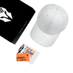 HEAD GEAR WHITE SUPER SUEDE CAP