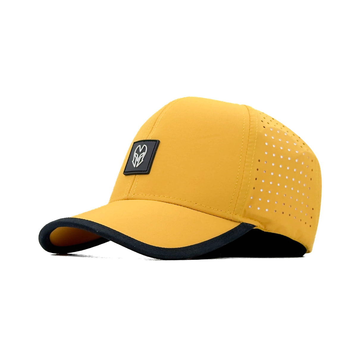 HEAD GEAR YELLOW WITH BLACK ACTI FLEX CAP