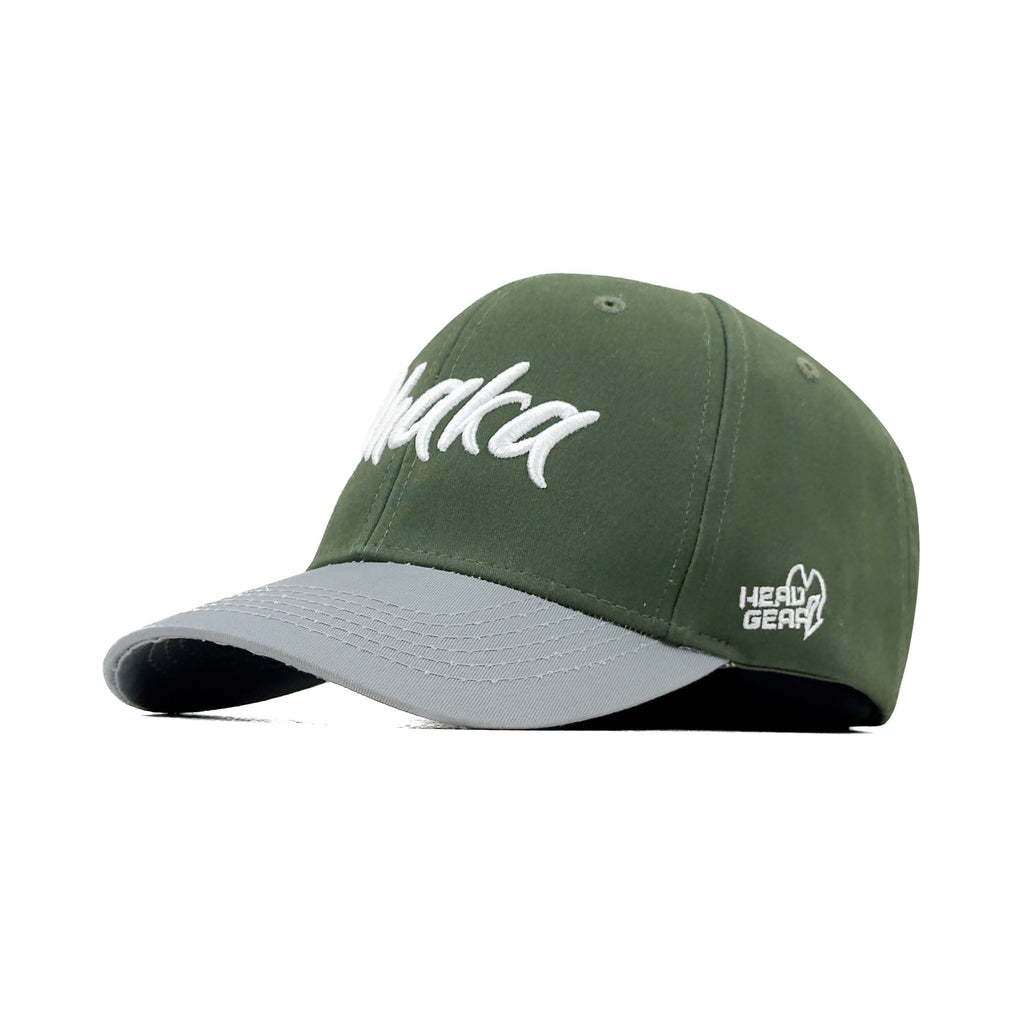 HEAD GEAR DHAKA OLIVE AND LIGHT GREY CAP
