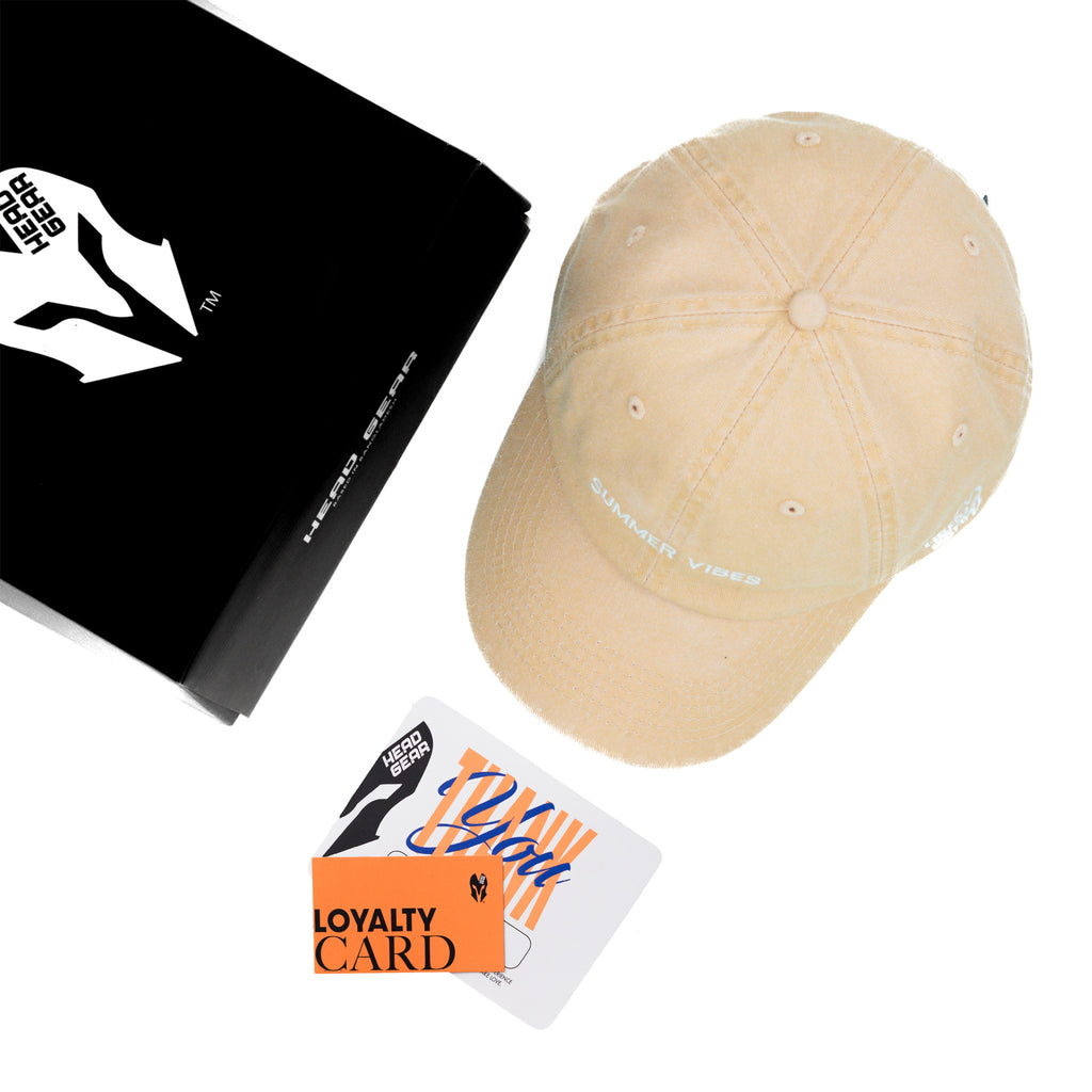 HEAD GEAR SUMMER VIBES DENIM CAP