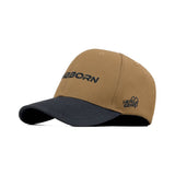 HEAD GEAR STUBBORN BROWN AND BLACK CAP