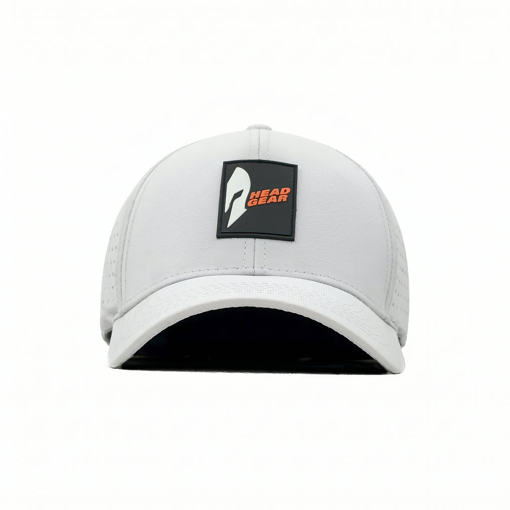 HEAD GEAR LIGHT GREY ACTI FLEX STRIKE CAP