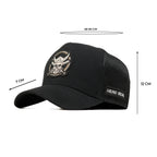 HEAD GEAR PIRATE SKULL TRUCKER CAP