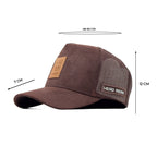 HEAD GEAR CHOCOLATE TRUCKER LEATHER PATCH CAP