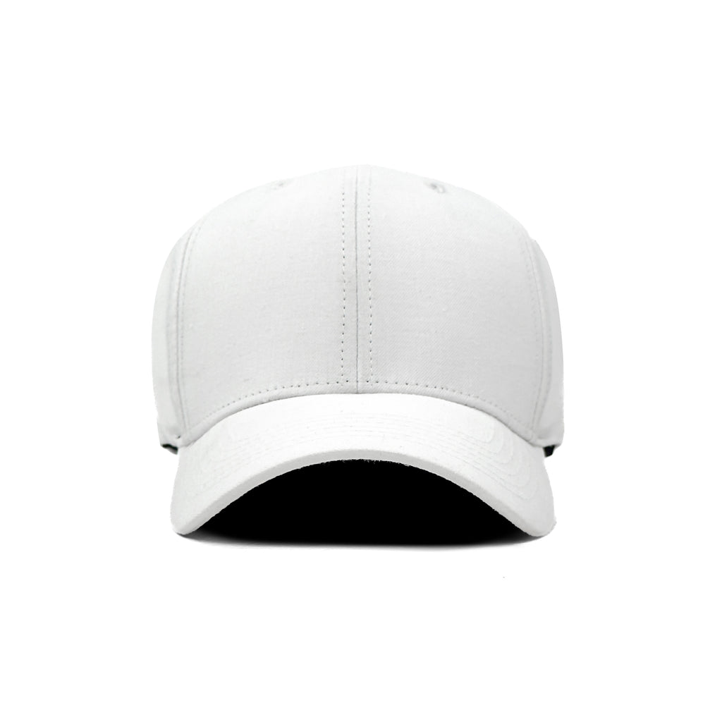 HEAD GEAR SOLID WHITE FITTED CAP