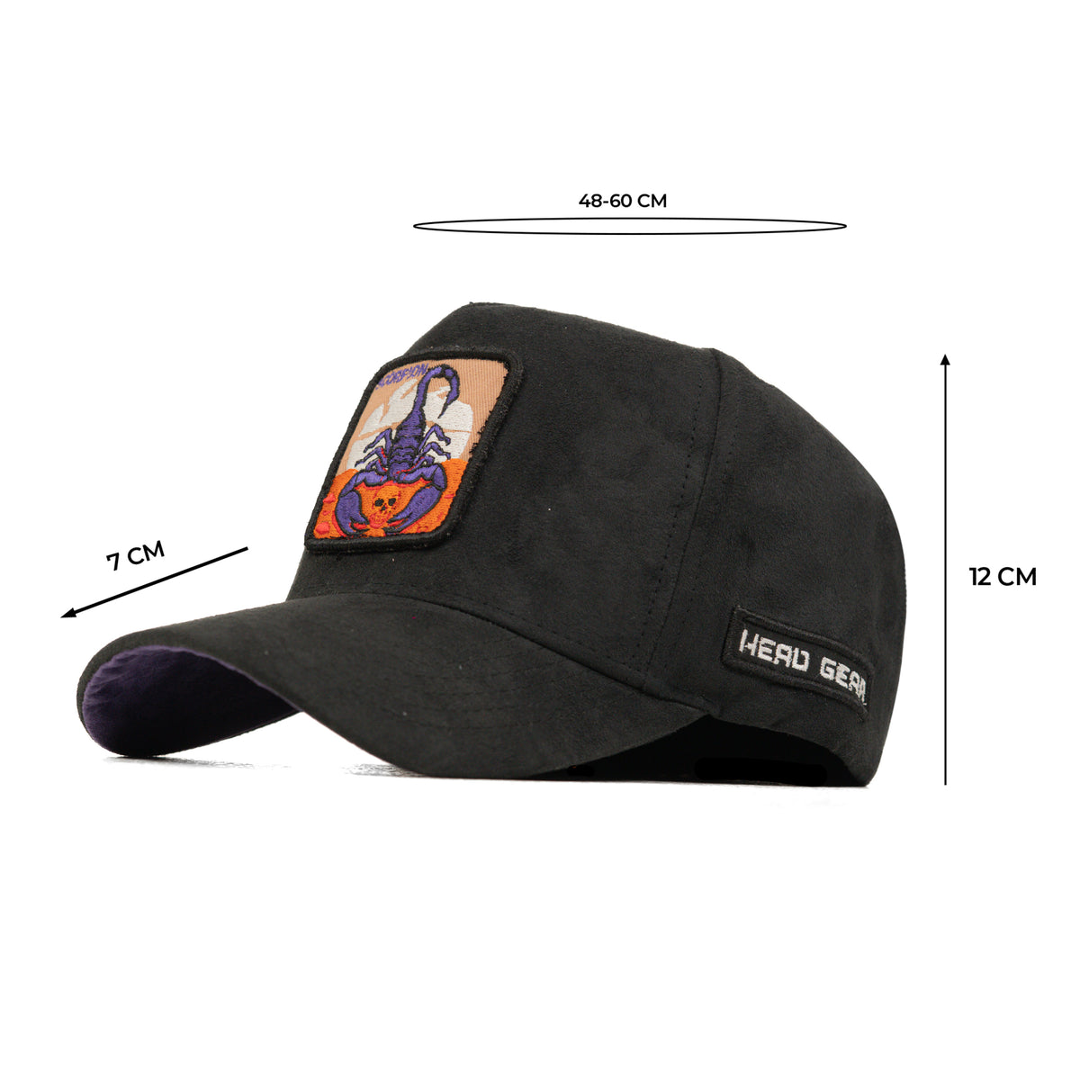 HEAD GEAR SCORPION 3D PATCH PREMIUM HIGH CROWN CAP