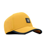HEAD GEAR YELLOW WITH BLACK ACTI FLEX CAP