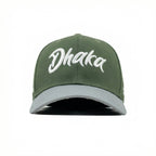 HEAD GEAR DHAKA OLIVE AND LIGHT GREY CAP
