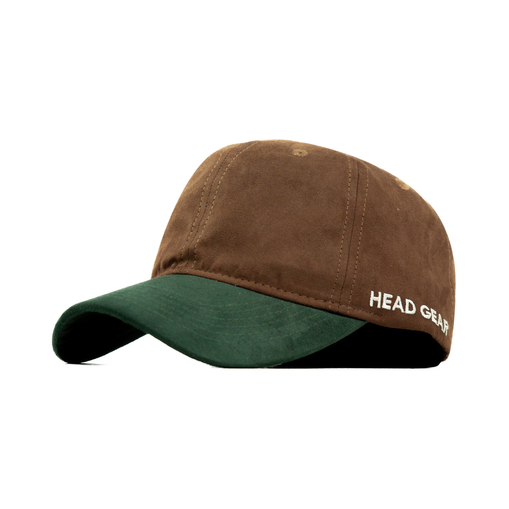 HEAD GEAR BROWN OLIVE DUAL TONE CAP
