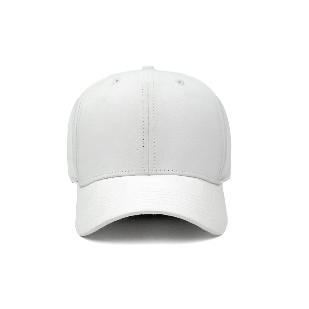 HEAD GEAR SOLID WHITE FITTED CAP