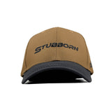 HEAD GEAR STUBBORN BROWN AND BLACK CAP