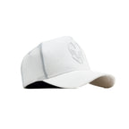 HEAD GEAR WHITE SUPER SUEDE TRUCKER CAP