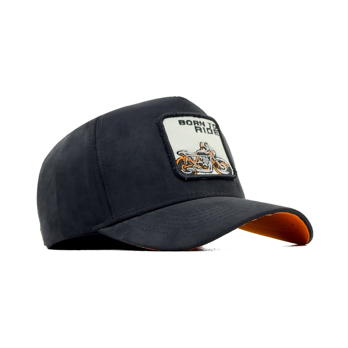 HEAD GEAR BORN TO RIDE 3D PATCH PREMIUM HIGH CROWN CAP