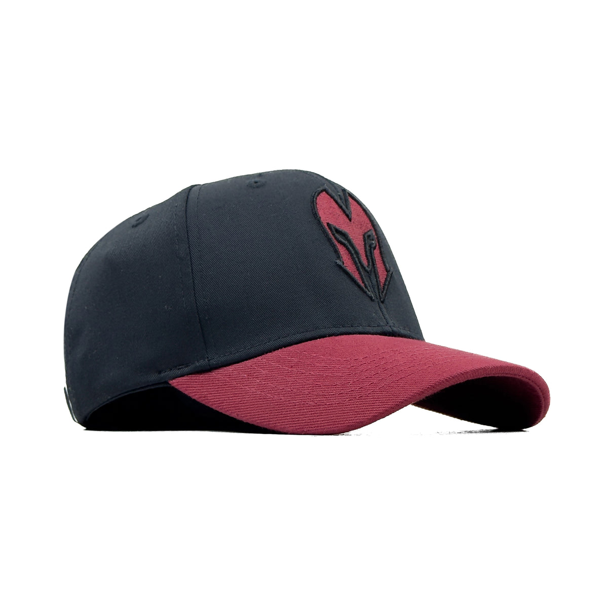HEAD GEAR BLACK AND RED WINE REDEFINED TWILL CAP