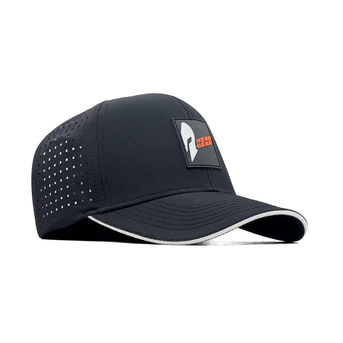 HEAD GEAR BLACK ACTI FLEX STRIKE SANDWICH CAP