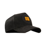 HEAD GEAR BLACK TRUCKER CAP
