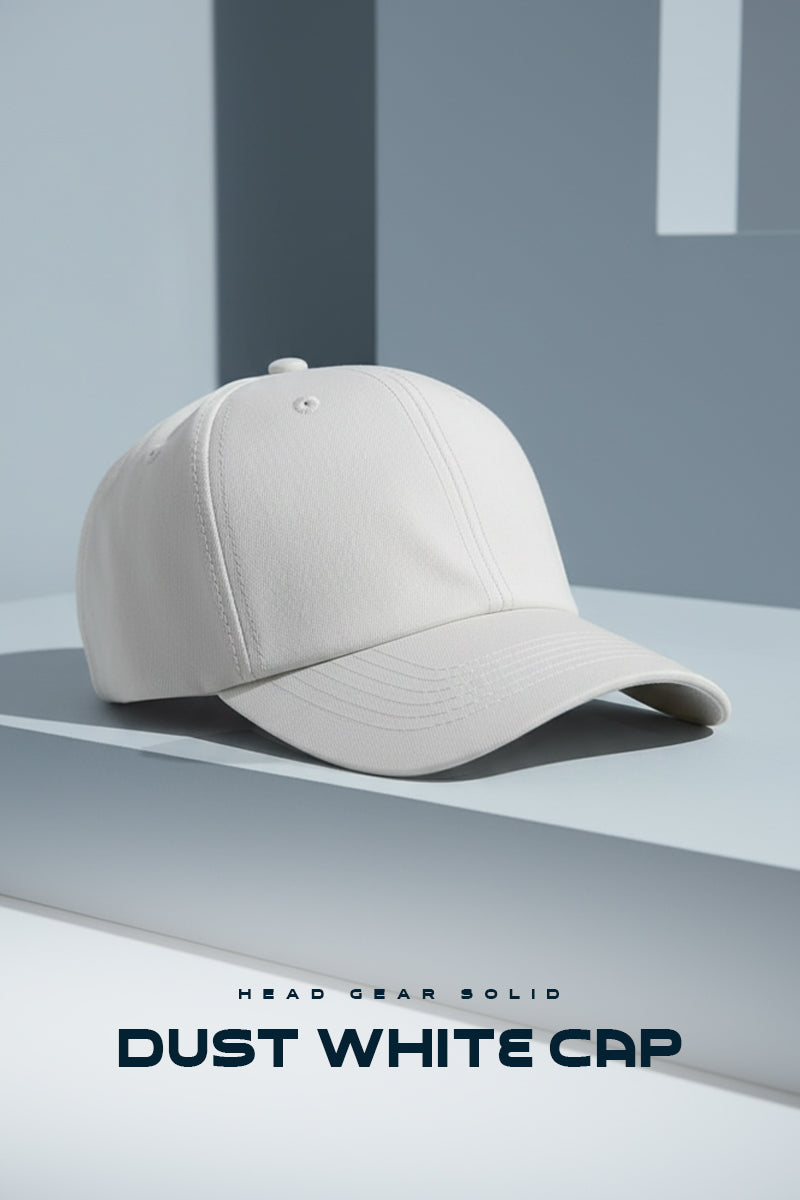HEAD GEAR SOLID DUST WHITE CAP