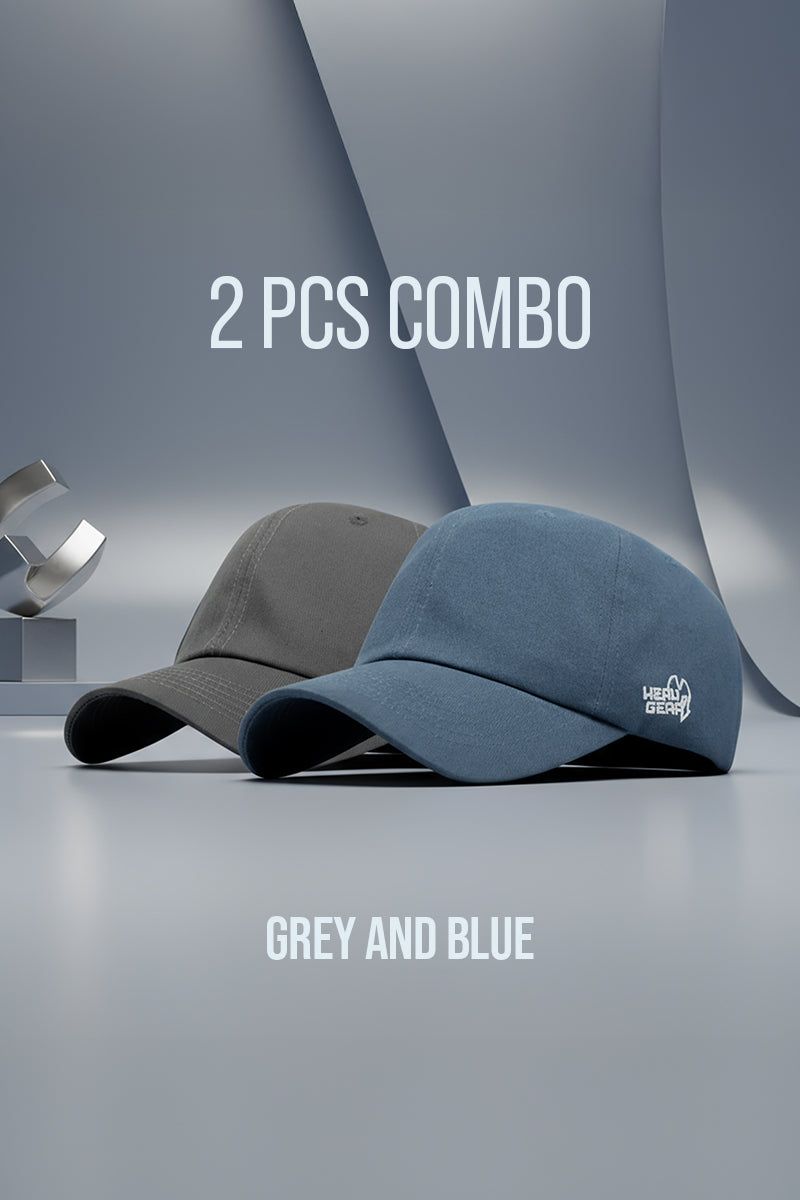 2 PCS COMBO OF GREY AND BLUE