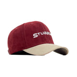 HEAD GEAR STUBBORN MAROON AND OFF-WHITE CAP