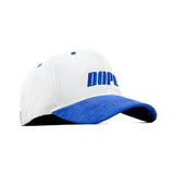 HEAD GEAR DOPE WHITE AND BLUE CAP