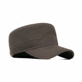 HEAD GEAR COFFEE WITH LEATHER PATCH CAPTAIN'S CAP