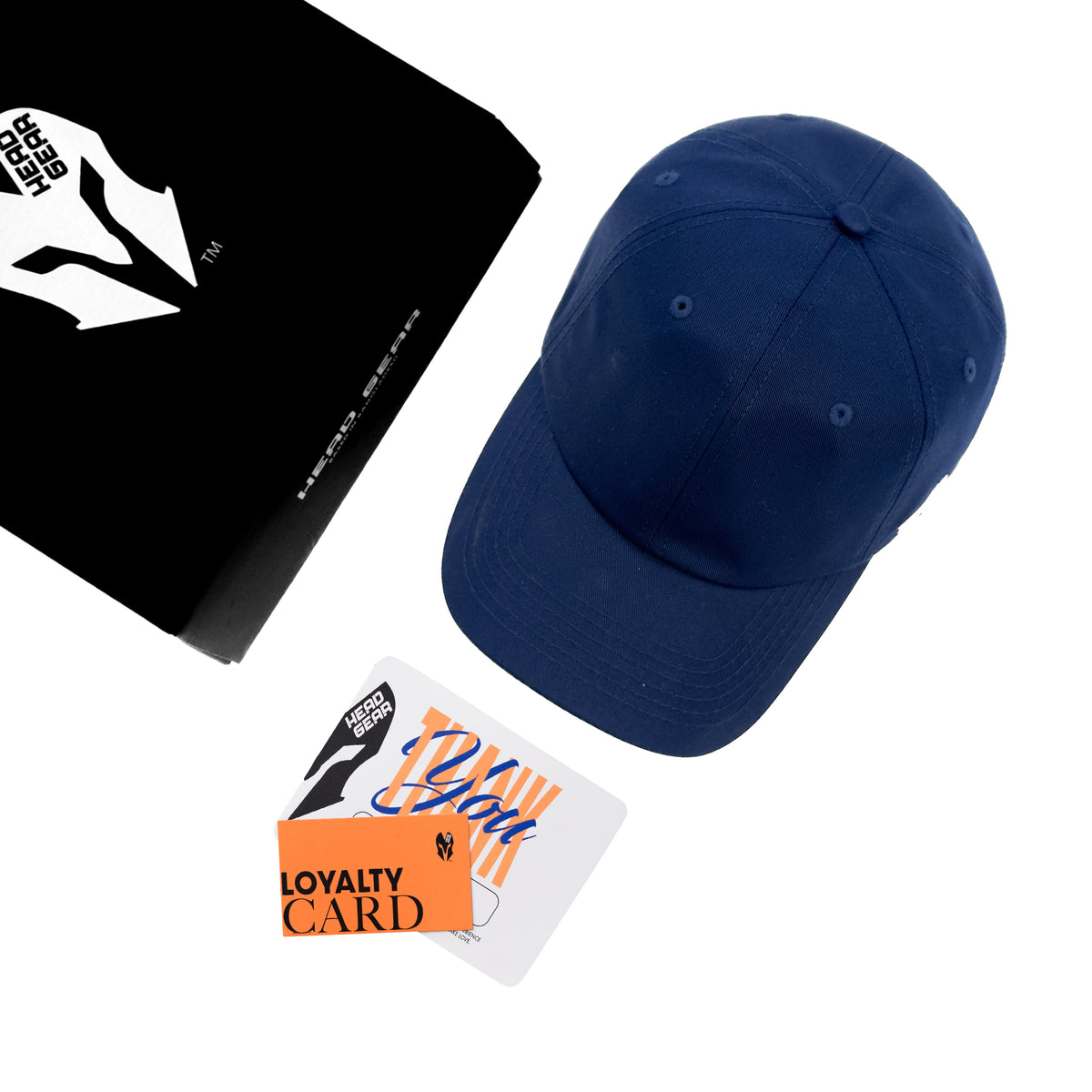 HEAD GEAR SOLID NAVY BLUE CAP