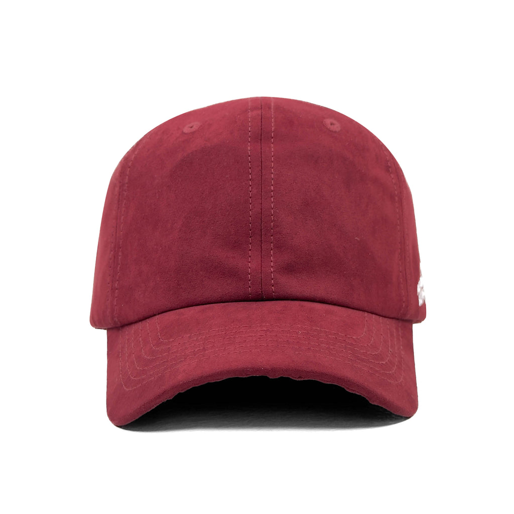 HEAD GEAR SOLID DARK RED SUEDE CAP