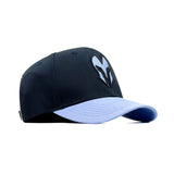 HEAD GEAR BLACK AND SKY BLUE REDEFINED TWILL CAP