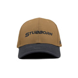 HEAD GEAR STUBBORN BROWN AND BLACK CAP