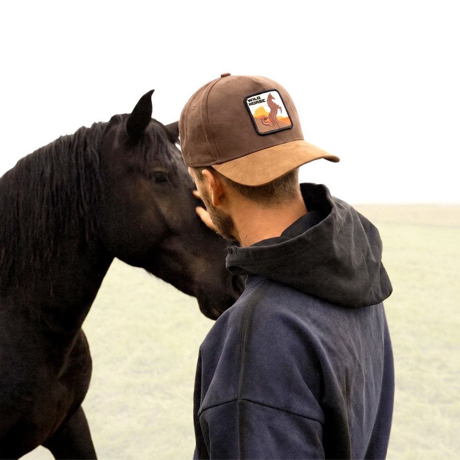 HEAD GEAR WILD HORSE 3D PATCH PREMIUM HIGH CROWN CAP