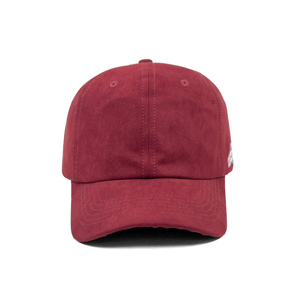 HEAD GEAR SOLID DARK RED SUEDE CAP