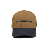 HEAD GEAR STUBBORN BROWN AND BLACK CAP
