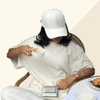HEAD GEAR WHITE SUPER SUEDE CAP